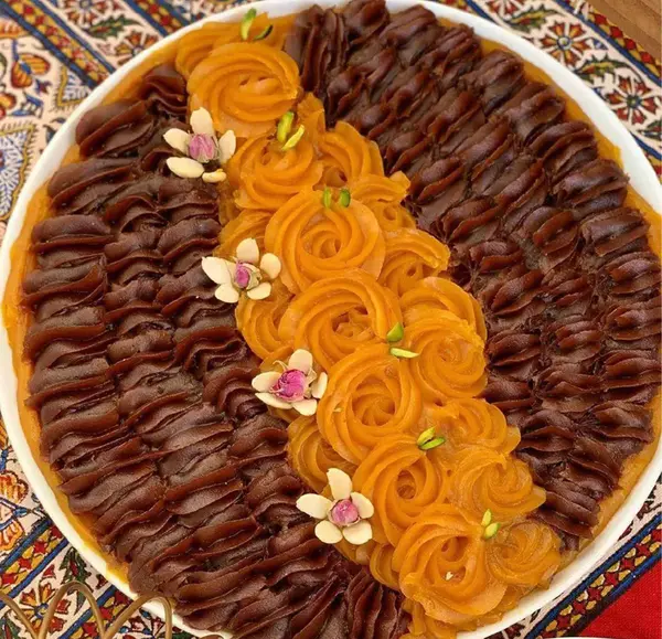 عکس تزیین حلوا برای مراسم ختم