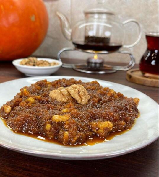 عکس دسر کدو حلوایی