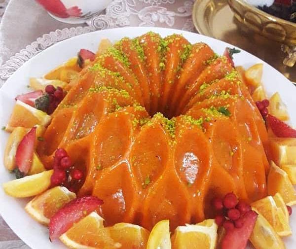عکس دسر کدو حلوایی