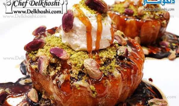 عکس دسر کدو حلوایی
