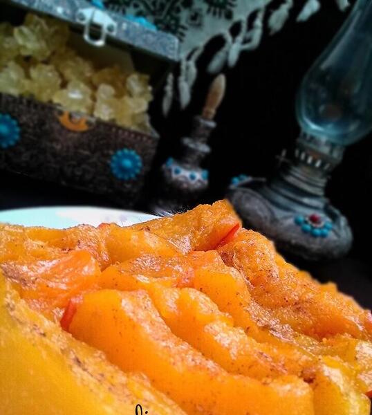 عکس دسر کدو حلوایی