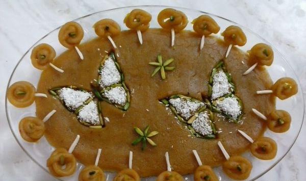 طرز تهیه حلوا با عکس