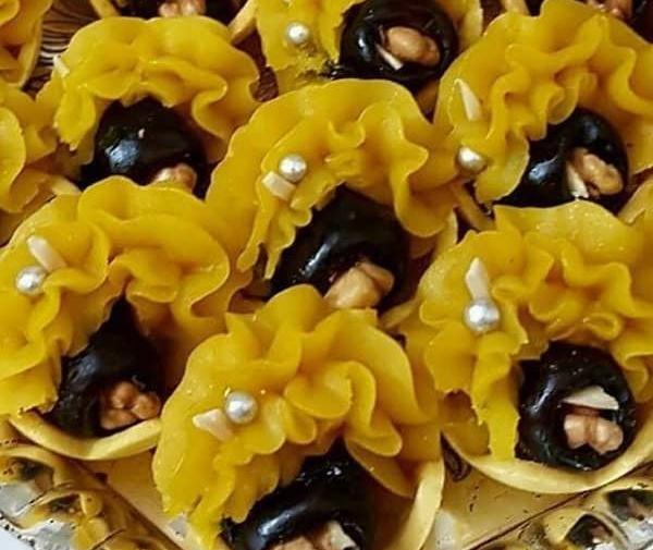 عکس تزیین حلوا و خرما