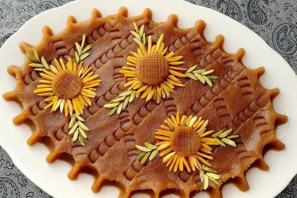 عکس مدل های تزیین حلوا
