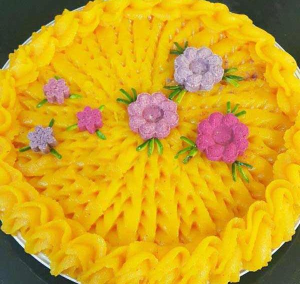 عکس مدل های تزیین حلوا