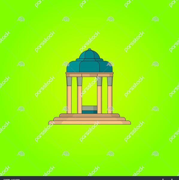 عکس کارتونی آرامگاه حافظ