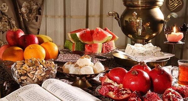 عکس شعر حافظ برای شب یلدا