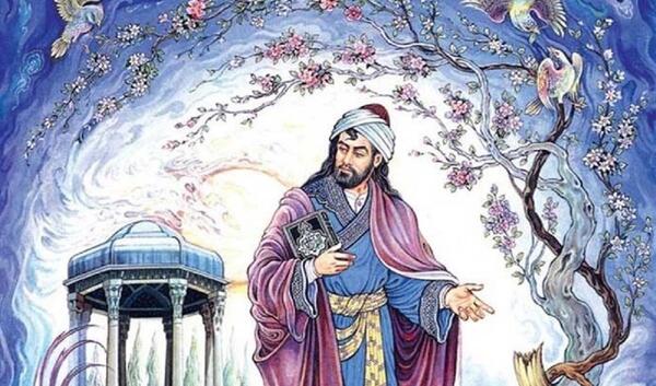 عکس روی جلد دیوان حافظ