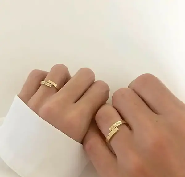 عکس ست حلقه عروس و داماد