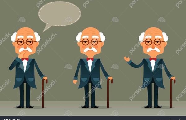 عکس خنده دار مرد سیبیلو