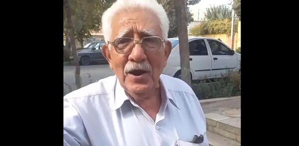 عکس خنده دار مرد سیبیلو