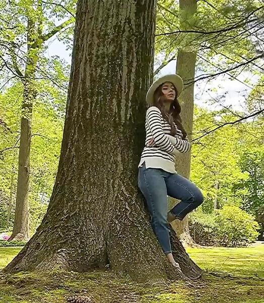 ایده عکس گرفتن در باغ