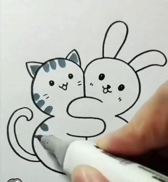 عکس خرگوش بچه گانه نقاشی