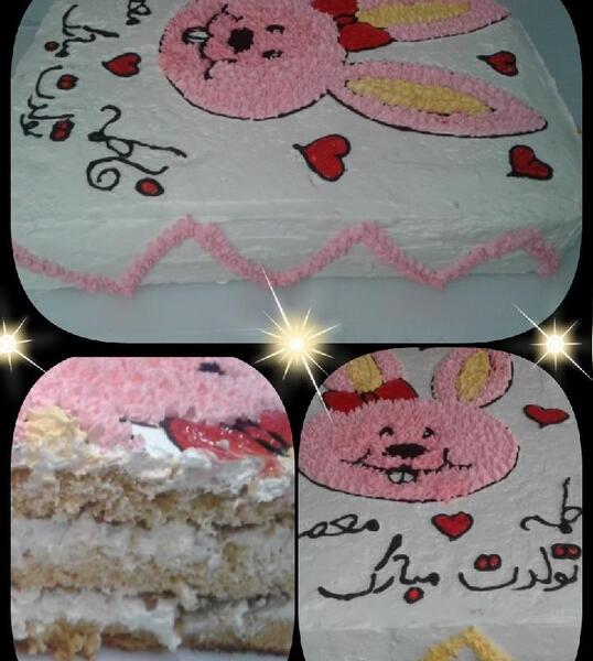عکس خرگوش برای روی کیک