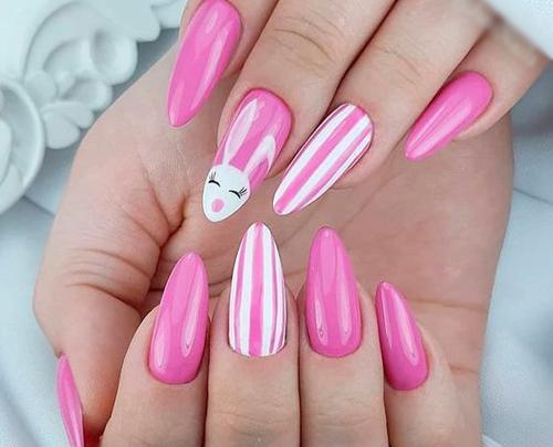 عکس طرح ناخن خرگوش