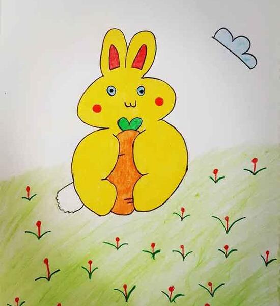 عکس خرگوش گوشه دفتر