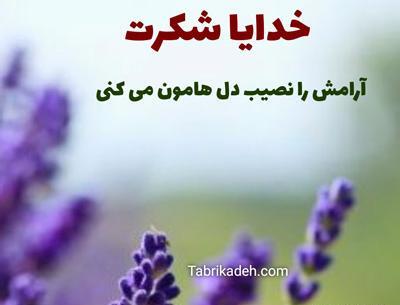 دانلود عکس پروفایل خدا جونم شکرت