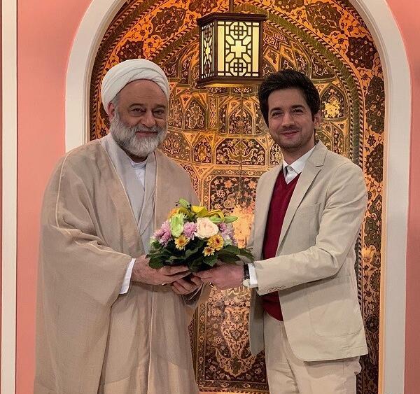 عکس پسر مجری سمت خدا