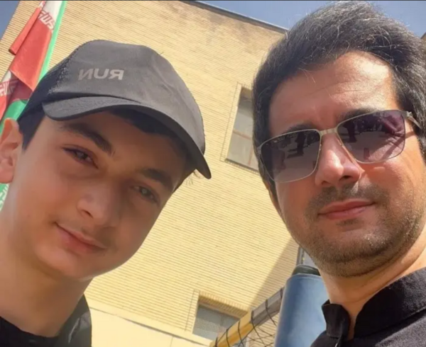عکس همسر مجری سمت خدا