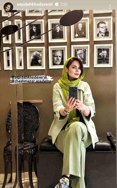 عکس سپیده خداوردی در سریال آوای باران
