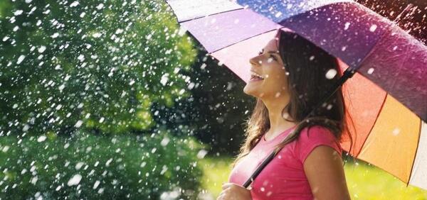 عکس صدای باران زیباترین ترانه خداست