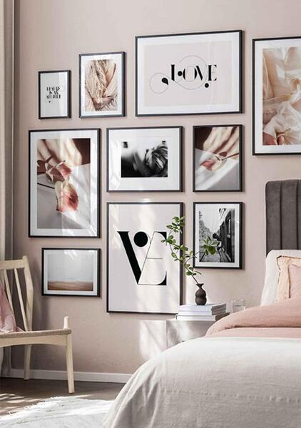 ایده برای گذاشتن عکس در اتاق خواب
