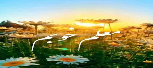 عکس خدانگهداری از معلم
