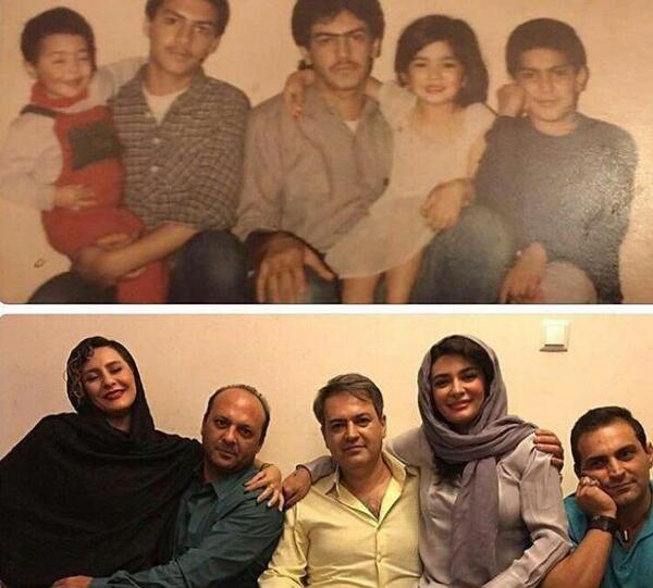 عکس های خانوادگی بازیگران