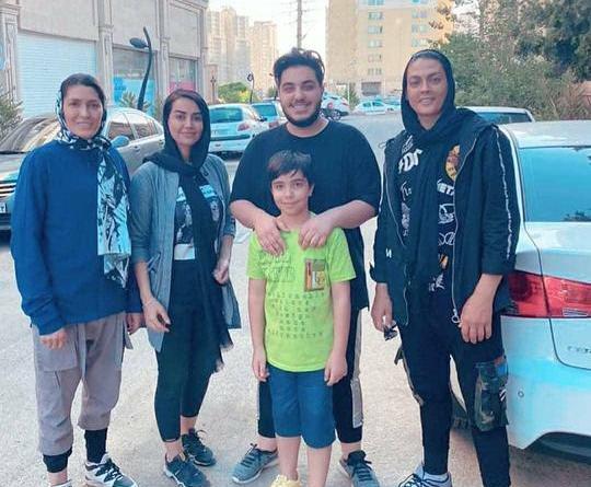 عکس خانوادگی ارون افشار