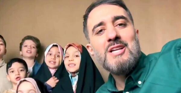 عکس خانوادگی محمد حسین پویانفر