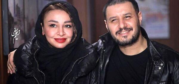عکس خانوادگی جواد عزتی و همسرش
