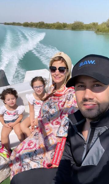 عکس خانوادگی شاهرخ استخری و همسرش