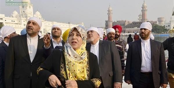 عکس خانواده ظریف و همسرش