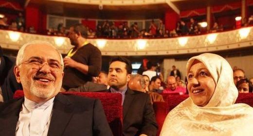 عکس خانواده ظریف و همسرش