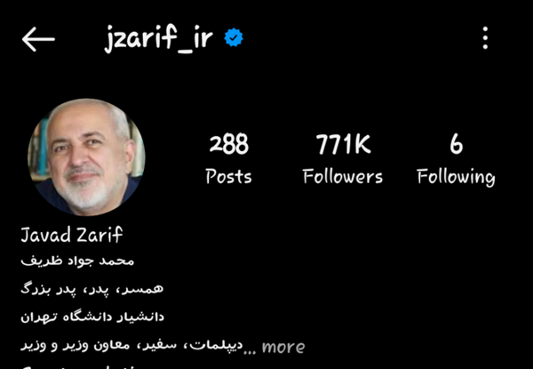 عکس خانوادگی محمد جواد ظریف