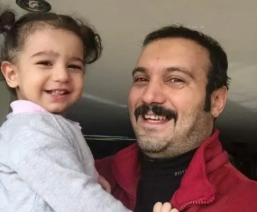 عکس خانوادگی کامبیز دیرباز و همسرش