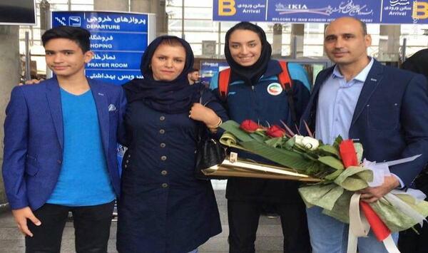 عکس خانوادگی کیمیا علیزاده