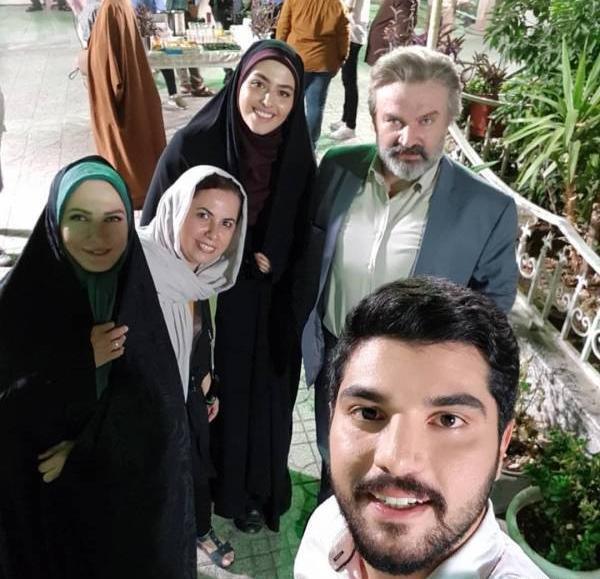 عکس خانوادگی لعیا زنگنه و همسرش