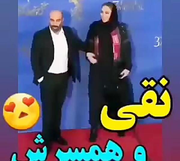 عکس خانوادگی محسن تنابنده و همسرش