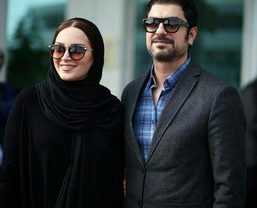 عکس خانوادگی مهدی پاکدل و همسرش
