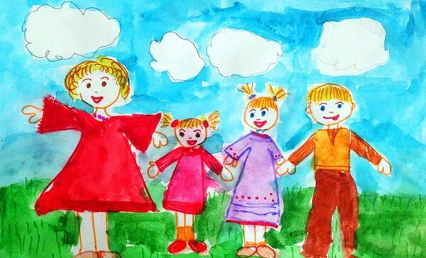 عکس های نقاشی خانوادگی