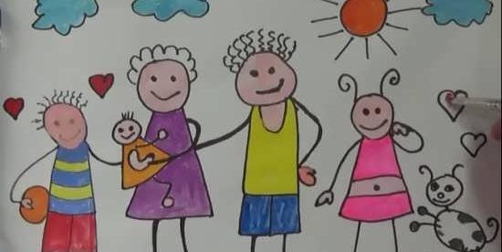 عکس های نقاشی خانوادگی