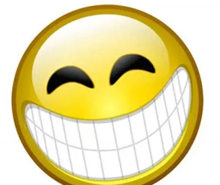عکس استیکر خنده بزرگ