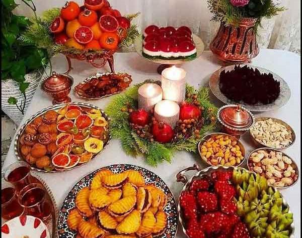 عکس ایده سفره شب یلدا