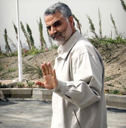 عکس سردار سلیمانی با خنده