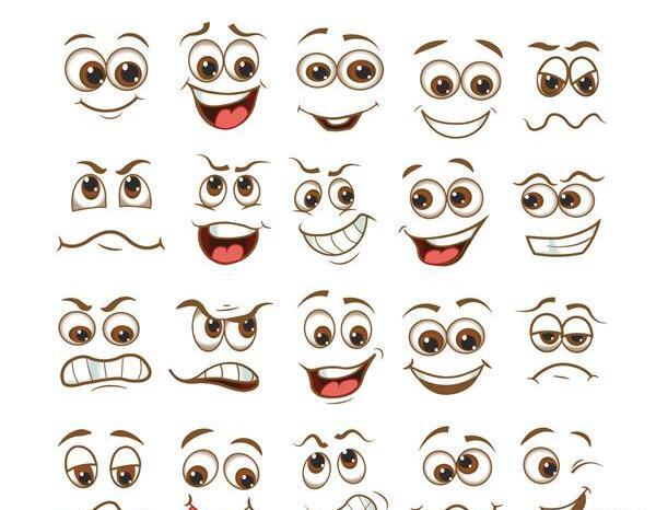 عکس استیکر خنده غمگین