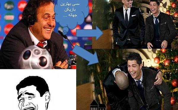 عکس خنده دار مسی جدید