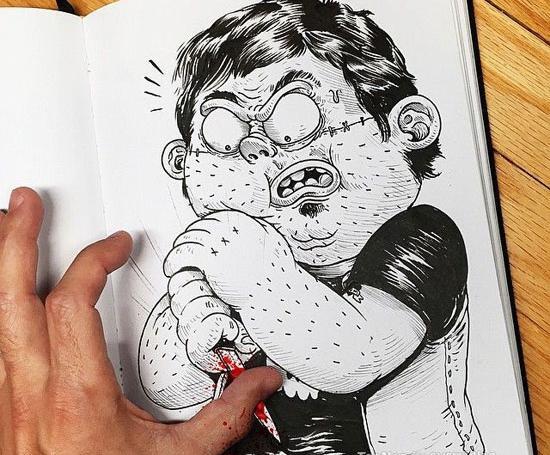 عکس خنده دار برای نقاشی