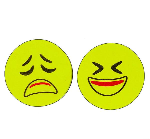 عکس استیکر خنده و گریه