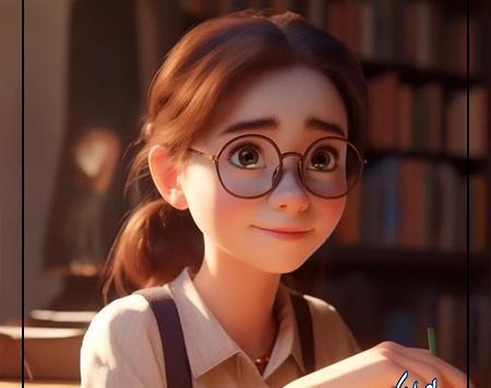 عکس دختر کارتونی زیبا و فانتزی برای پروفایل